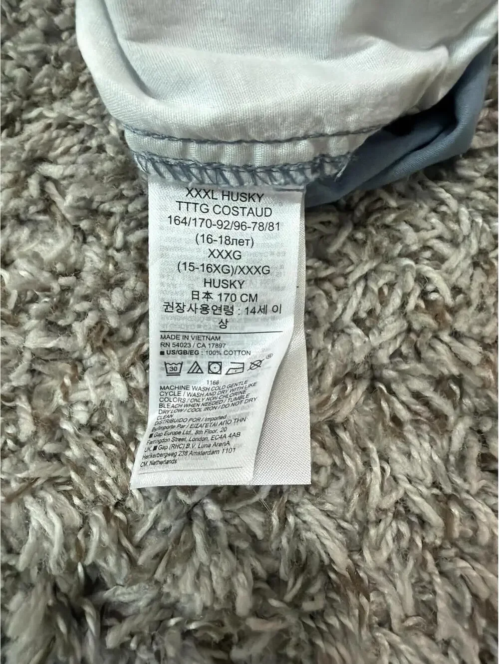 GAP Kids Boys Twill Shorts XXXL Husky